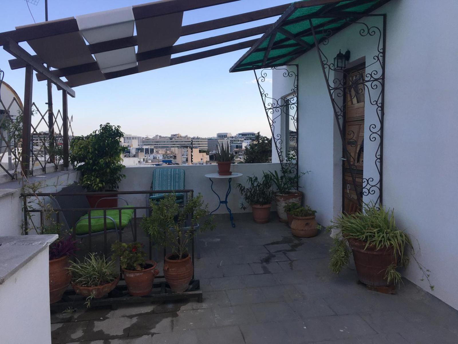 Roof Top Studio In Koukaki Aten Exteriör bild